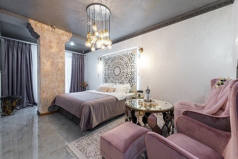Sypialnia w stylu art deco